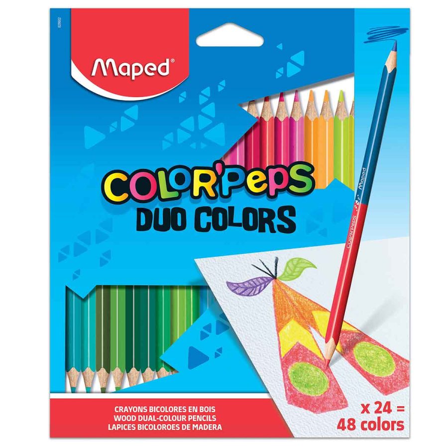 Maped Color Peps Duo Drvene Bojice Obostrane 24/1