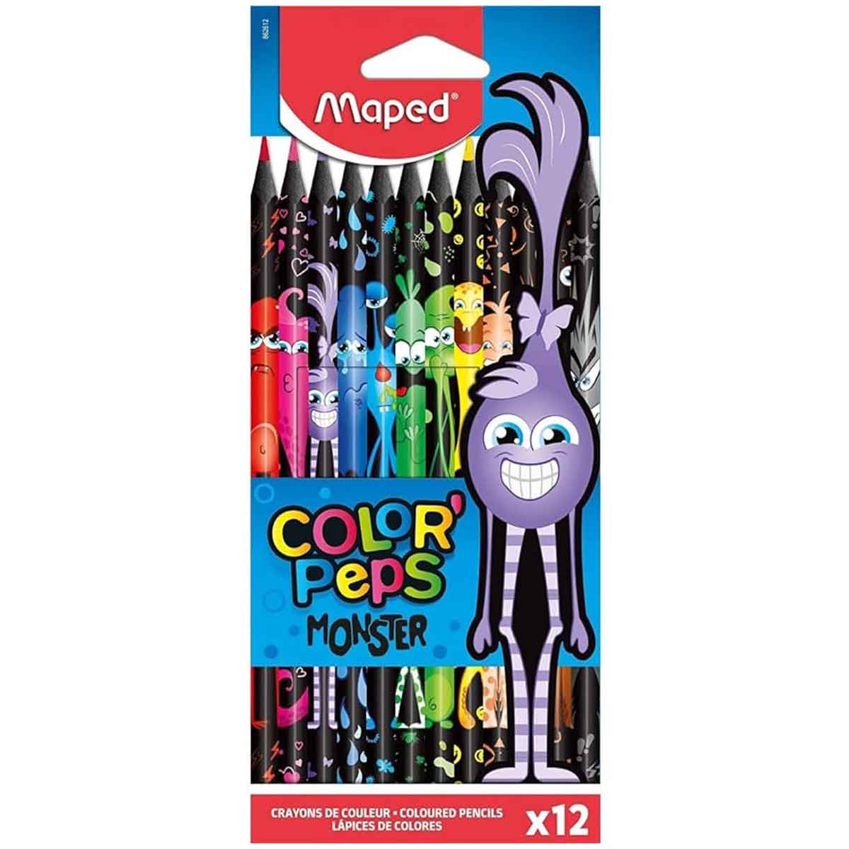 Maped Color Peps Monster Drvene Bojice 12kom