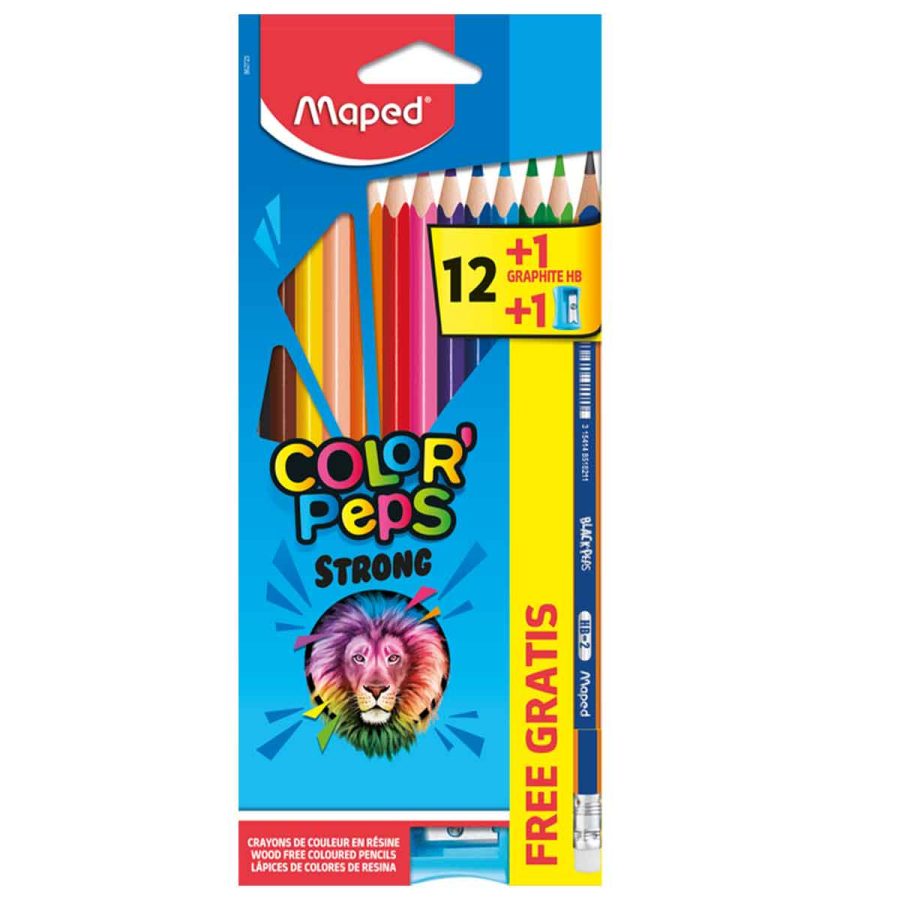 Maped Color Peps Strong Drvene Bojice 12kom