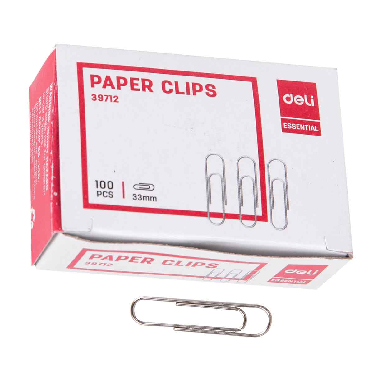 Deli spajalice za papir 33mm