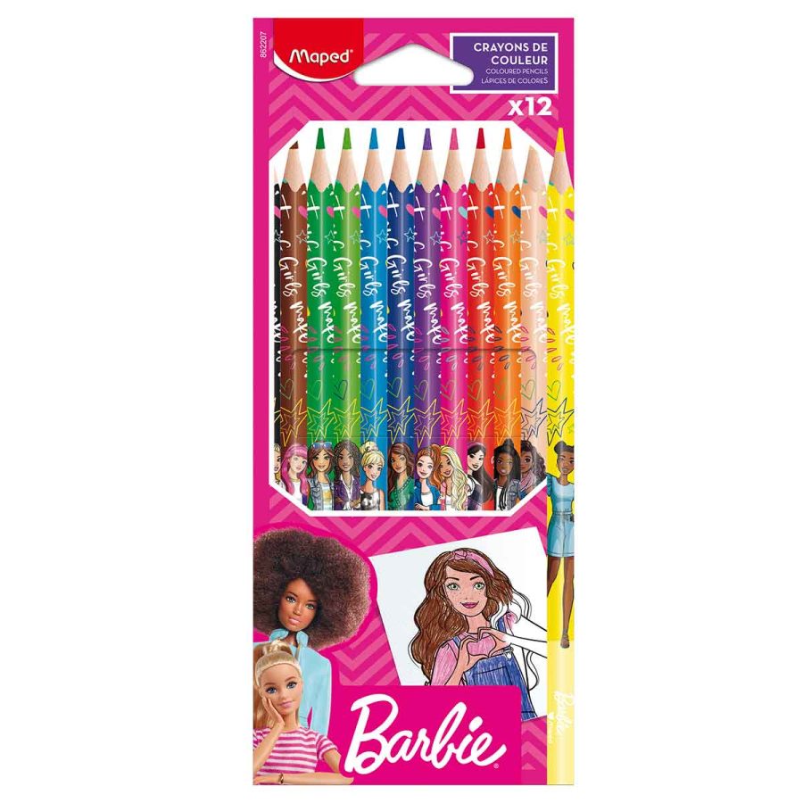 Maped Barbie Drvene Bojice 12/1
