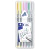 Staedtler Roller Triplus Fineliner 0.3mm Pastel 6/1