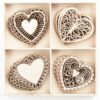 Drveni Oblici "Hearts" 20/1