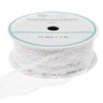Čipkasta Traka 2.5cm x 2m Bijela DPKB-005