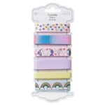 Satenske Trake 6kom Rainbow DPTA-060