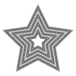 Matrica Za Rezanje - Zvijezde JCMA-004