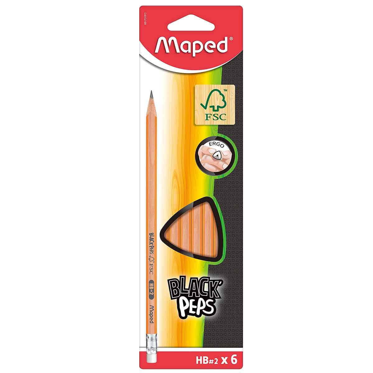 Maped Drvena Olovka Sa Gumicom 6/1