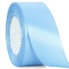 Traka Saten 4cm Baby Plava