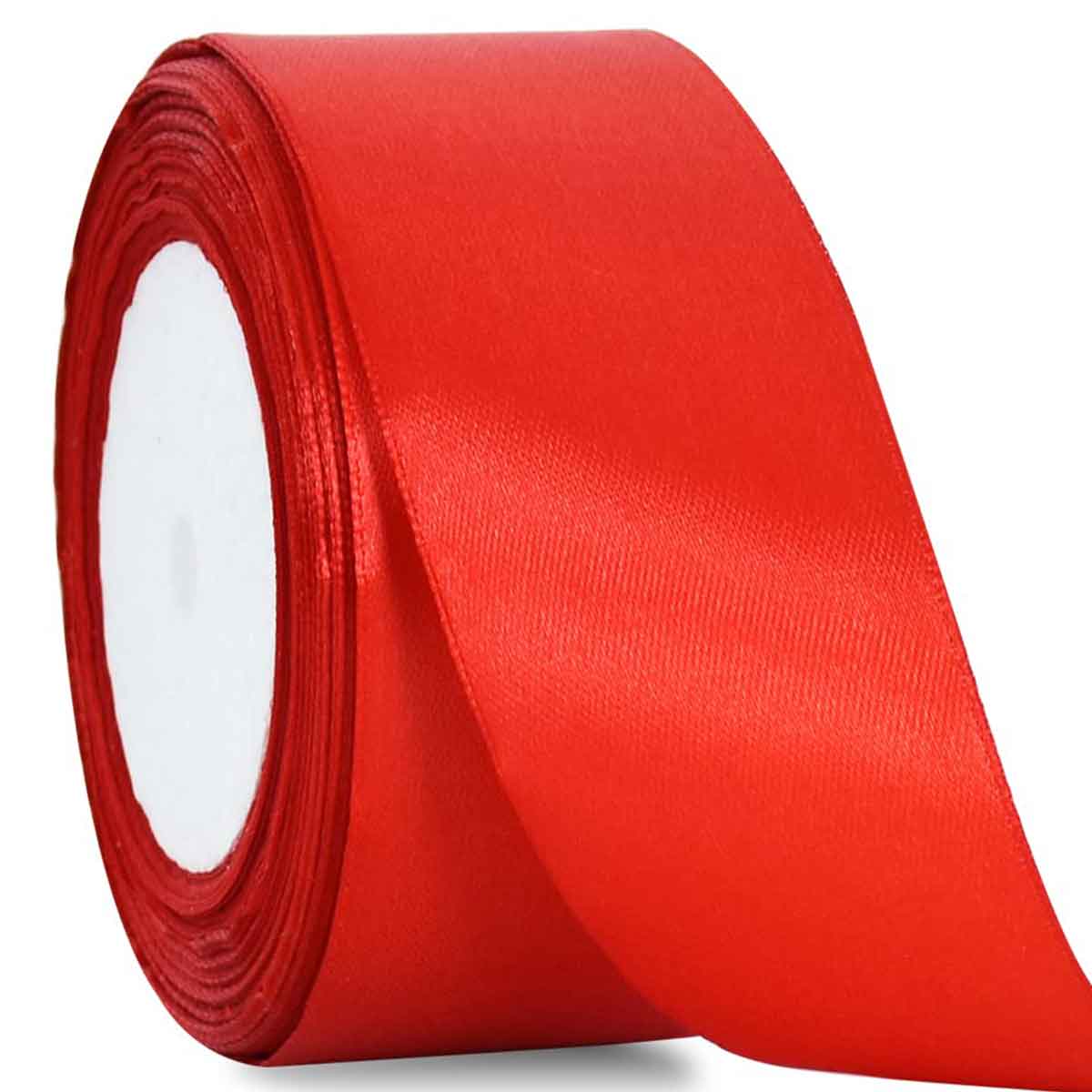 Traka Saten 4cm Crvena