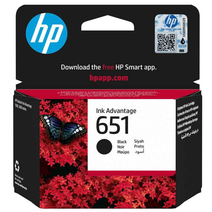 Ink Jet Hp 651 Crni