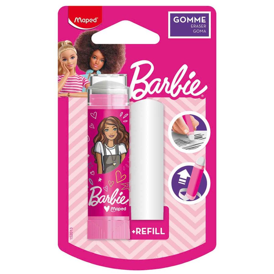 Barbie karmin Maped Gumica