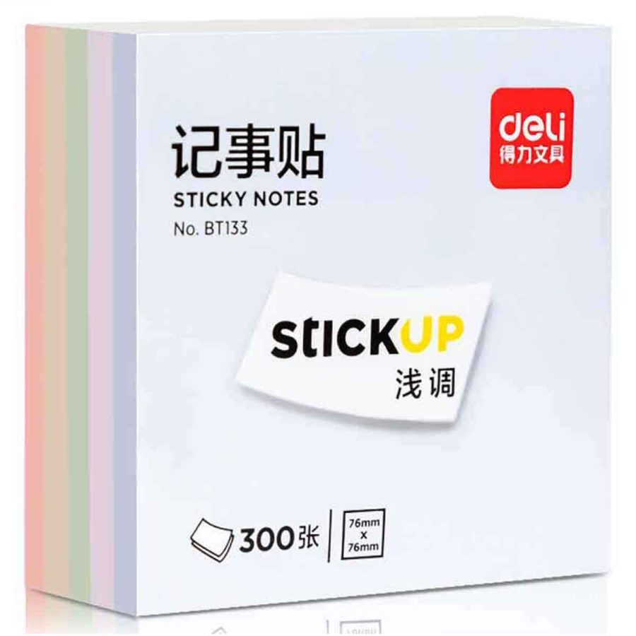 Deli Pastel Post-it Blok 76x76