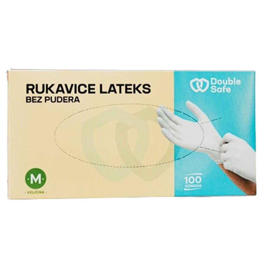 Lateks Rukavice 100/1 Bijele XL