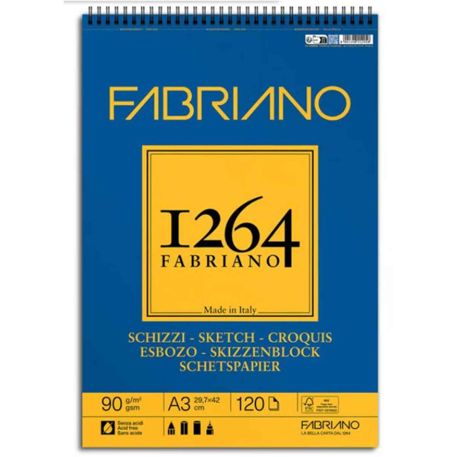 Blok Za Skiciranje A3 I264 Fabriano 120l.