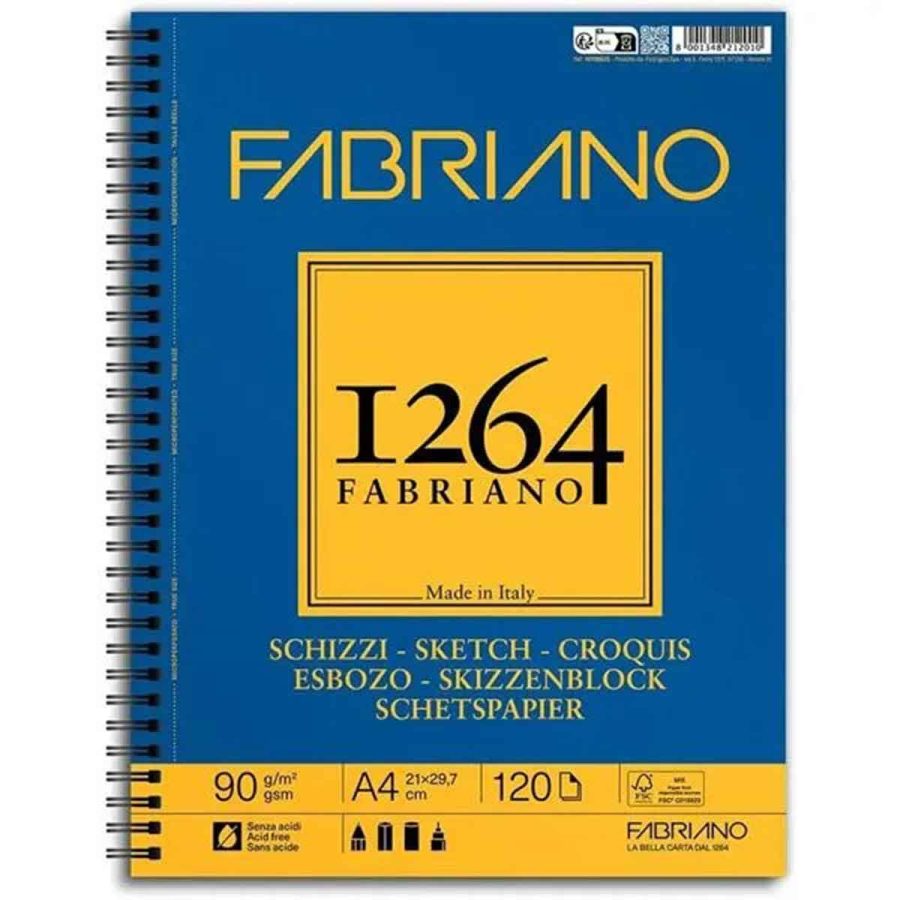 Blok Za Skiciranje A4 I264 Fabriano 120l.